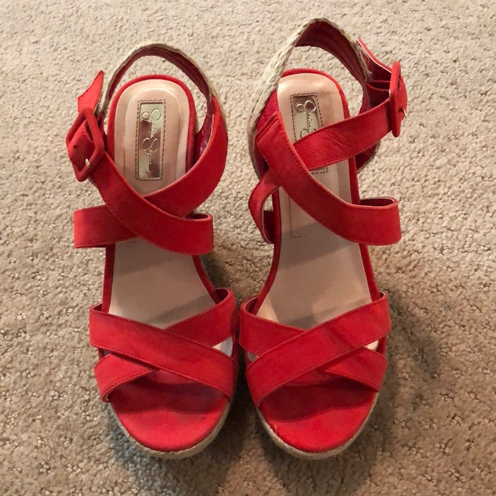 Jessica Simpson wedges